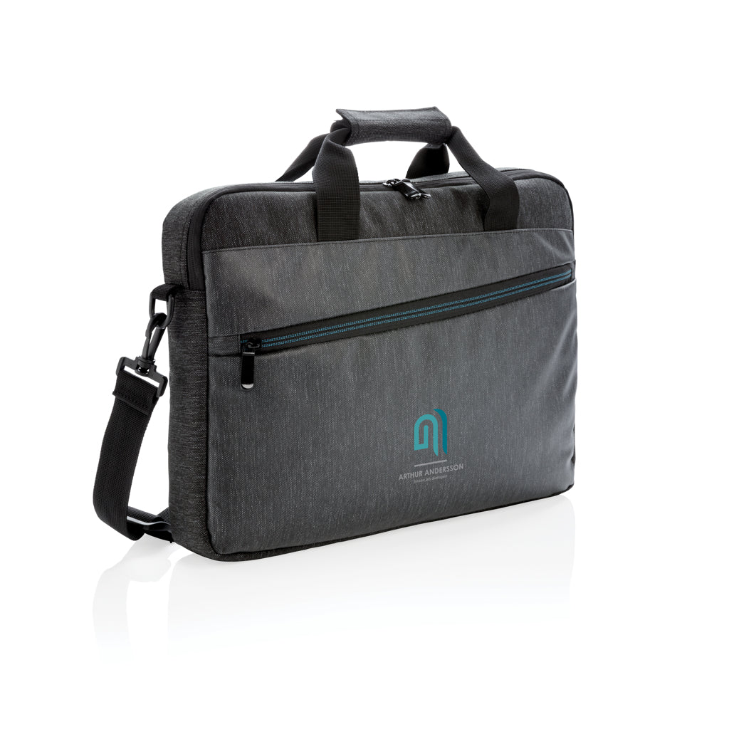900D laptop bag PVC free - Black