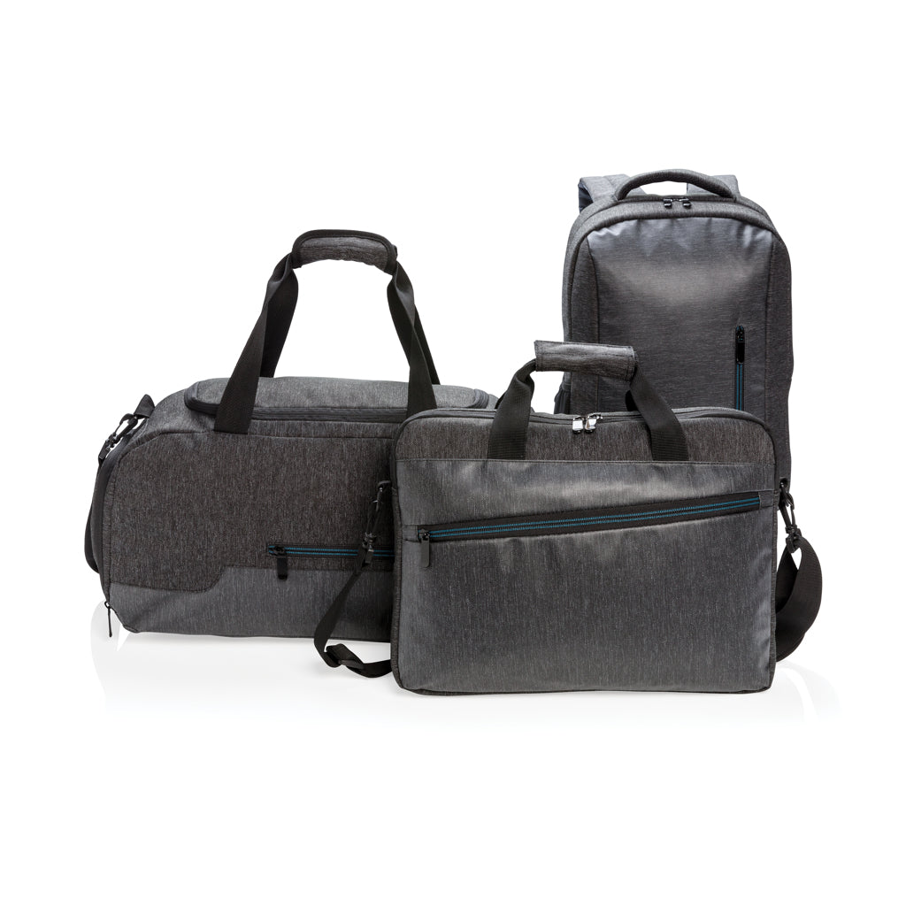 900D laptop bag PVC free - Black