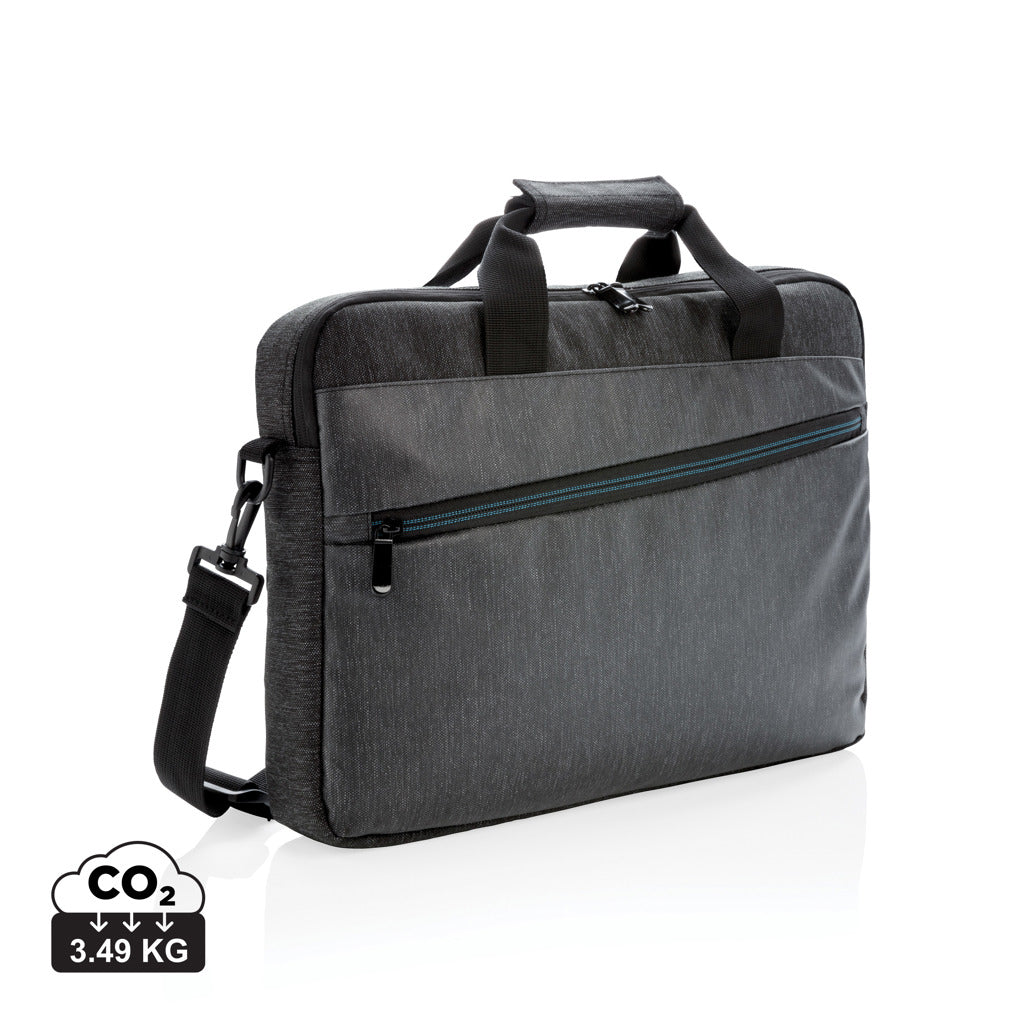 900D laptop bag PVC free - Black