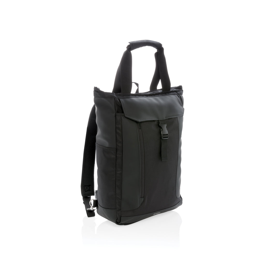 Swiss Peak RFID 15' laptop totepack PVC free - Black
