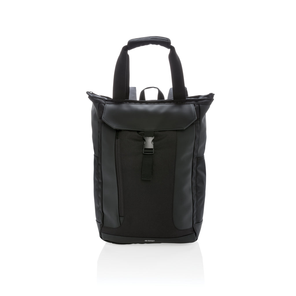 Swiss Peak RFID 15' laptop totepack PVC free - Black