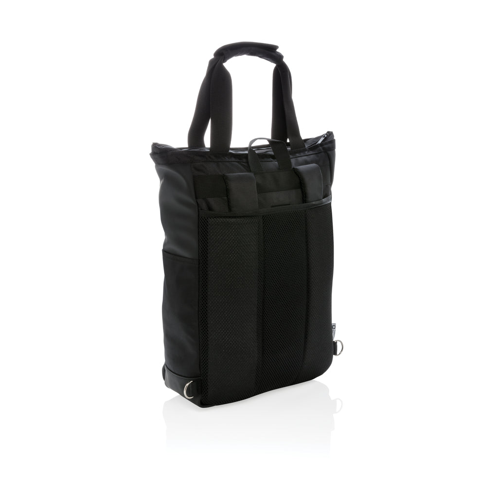 Swiss Peak RFID 15' laptop totepack PVC free - Black