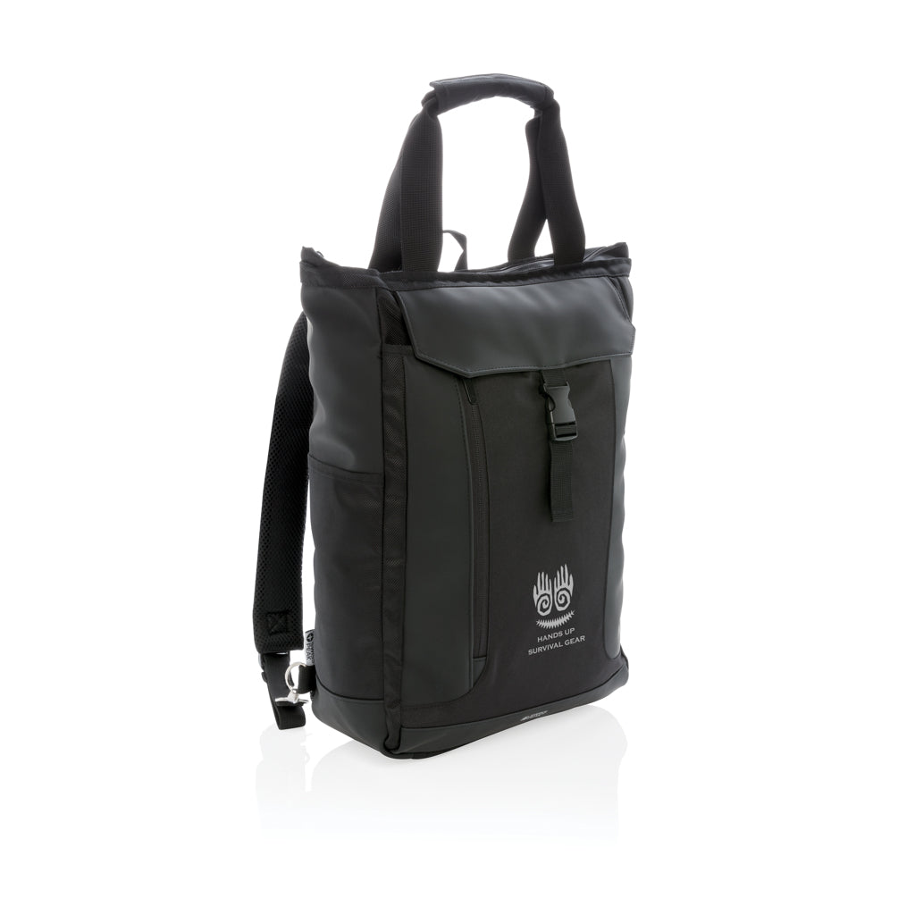 Swiss Peak RFID 15' laptop totepack PVC free - Black