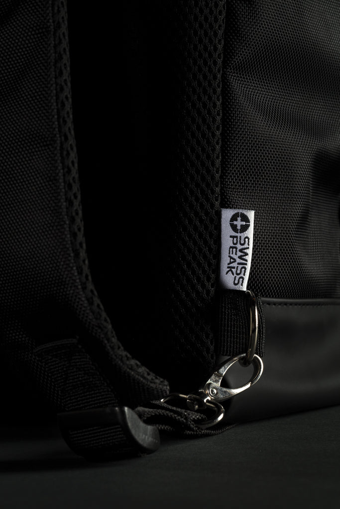 Swiss Peak RFID 15' laptop totepack PVC free - Black