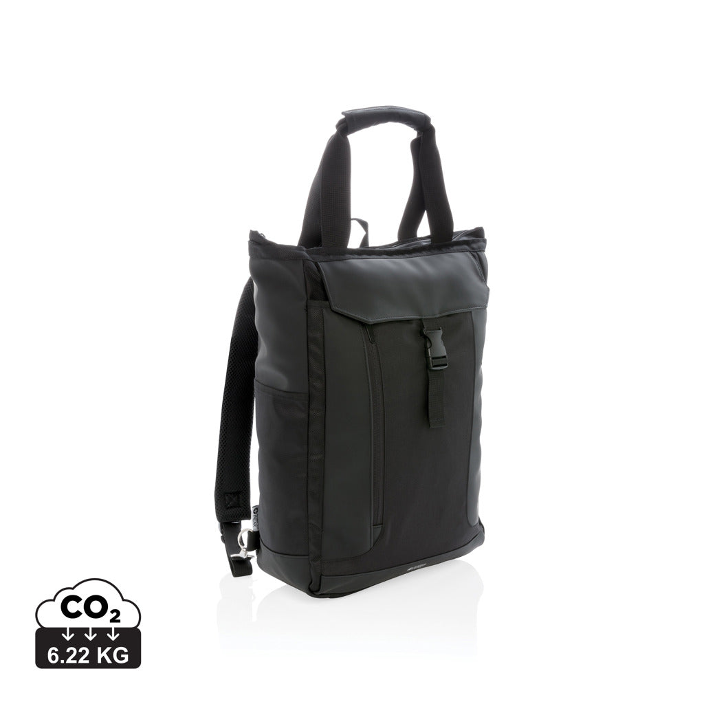 Swiss Peak RFID 15' laptop totepack PVC free - Black