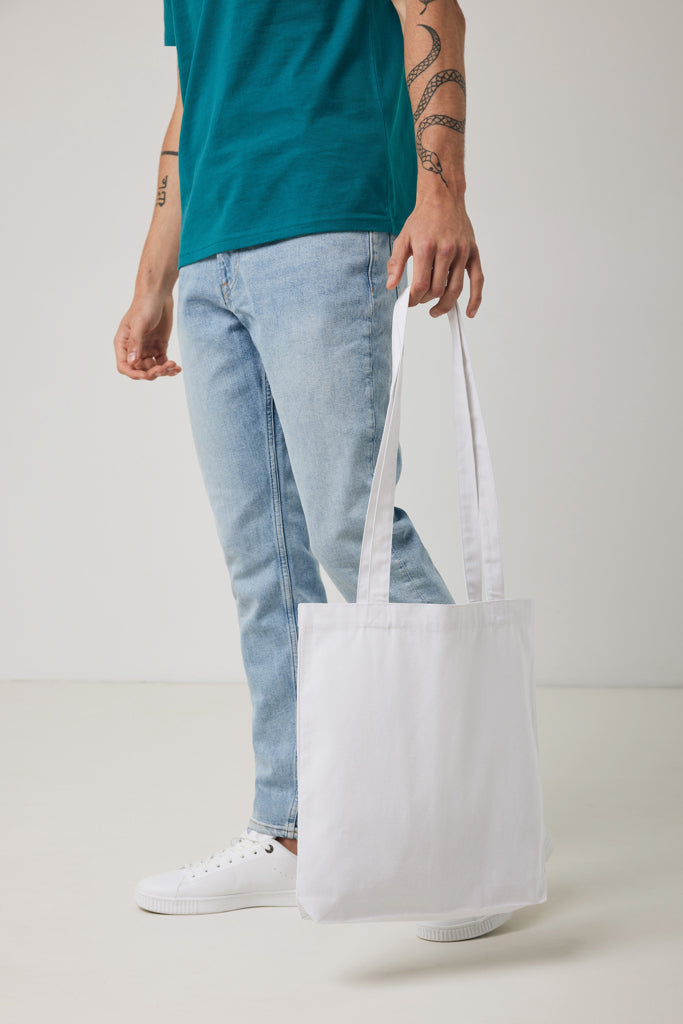 Impact AWARE™ recycled cotton tote 330 gsm - White