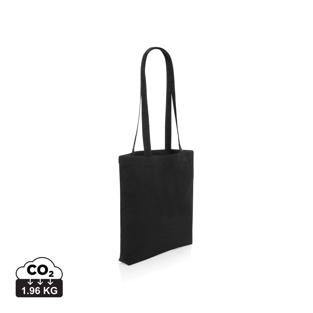 Impact AWARE™ recycled cotton tote 330 gsm - Black