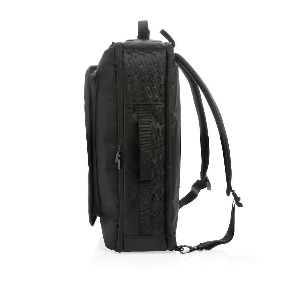 Swiss peak convertible travel backpack PVC free - Black