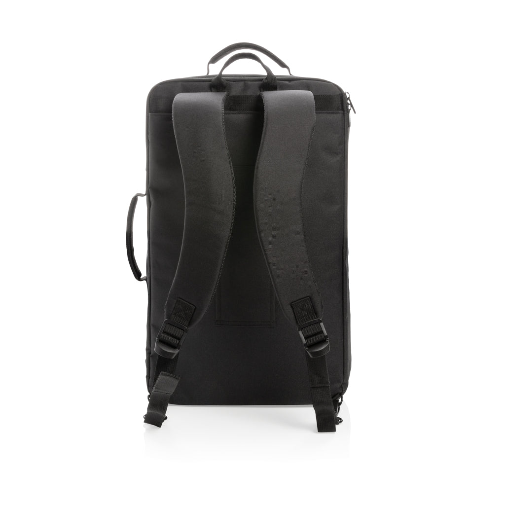 Swiss peak convertible travel backpack PVC free - Black