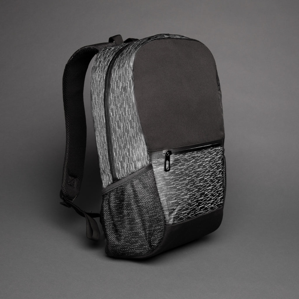 AWARE™ RPET Reflective laptop backpack - Black