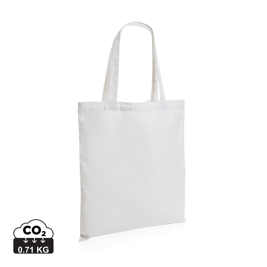 Impact AWARE™ Recycled cotton tote 145g - White
