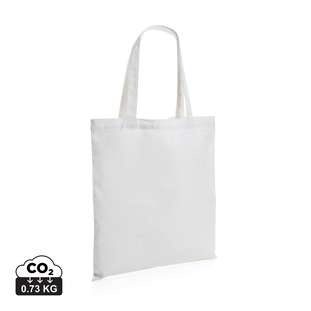 Impact AWARE™ Recycled cotton tote 145g - White