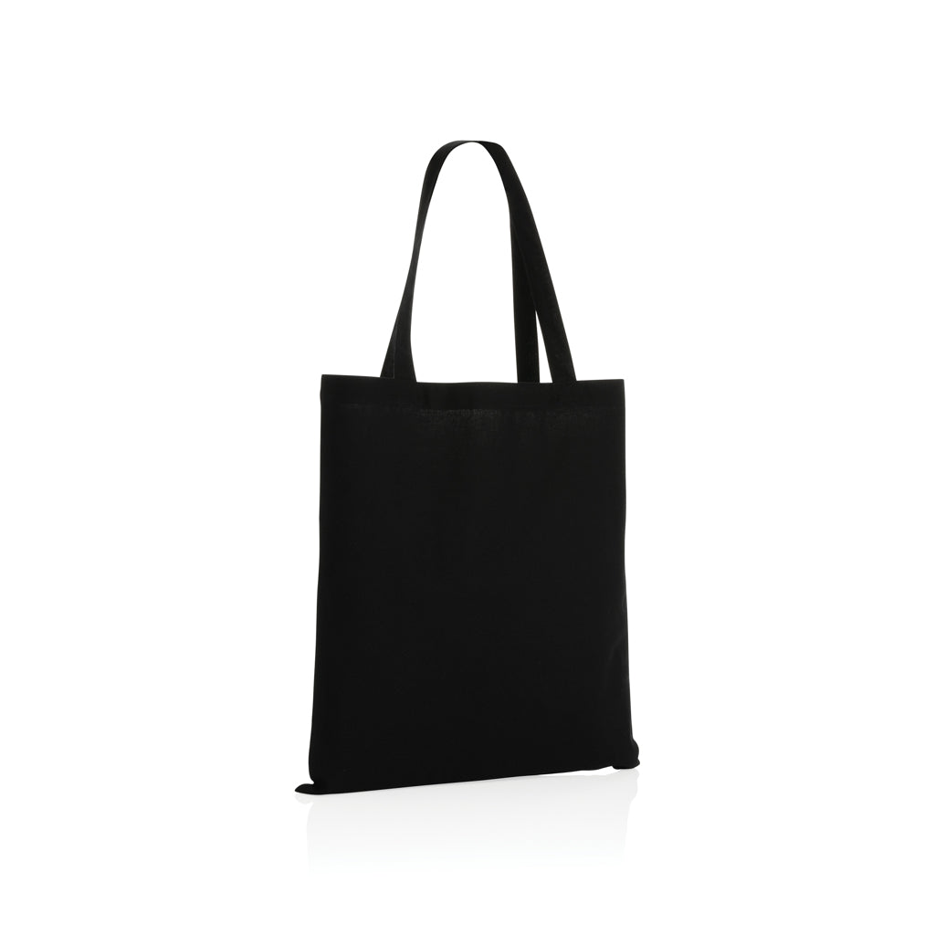 Impact AWARE™ Recycled cotton tote 145g - Black