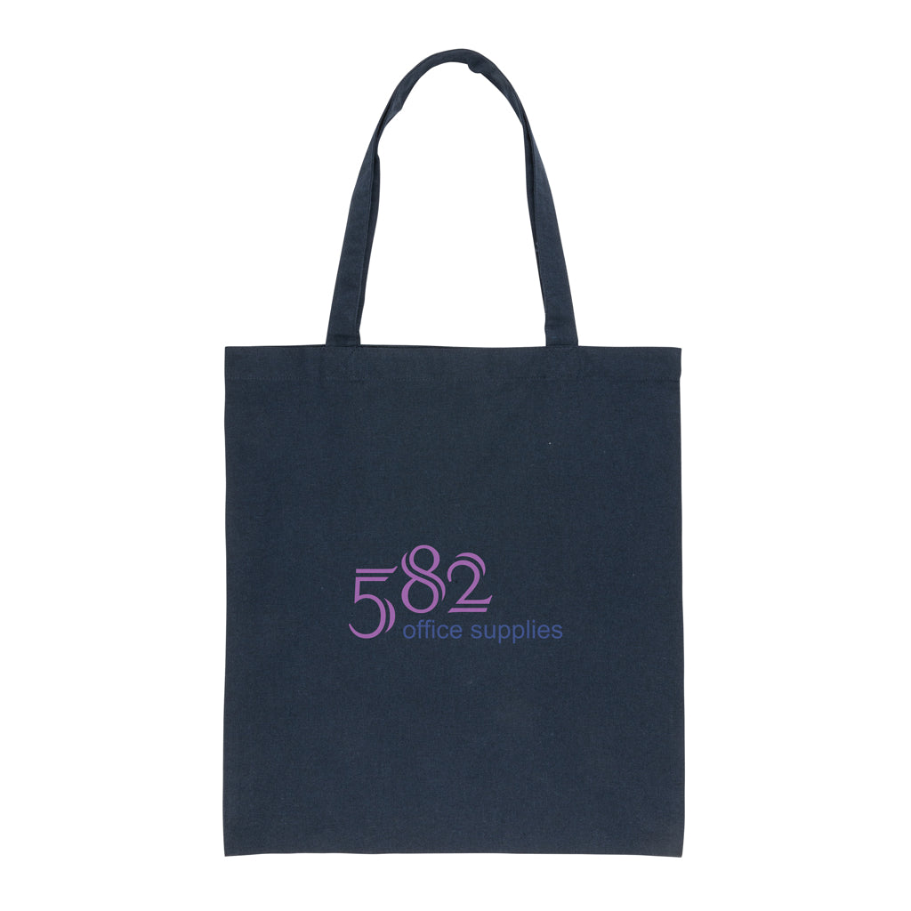 Impact AWARE™ Recycled cotton tote 145g - Navy