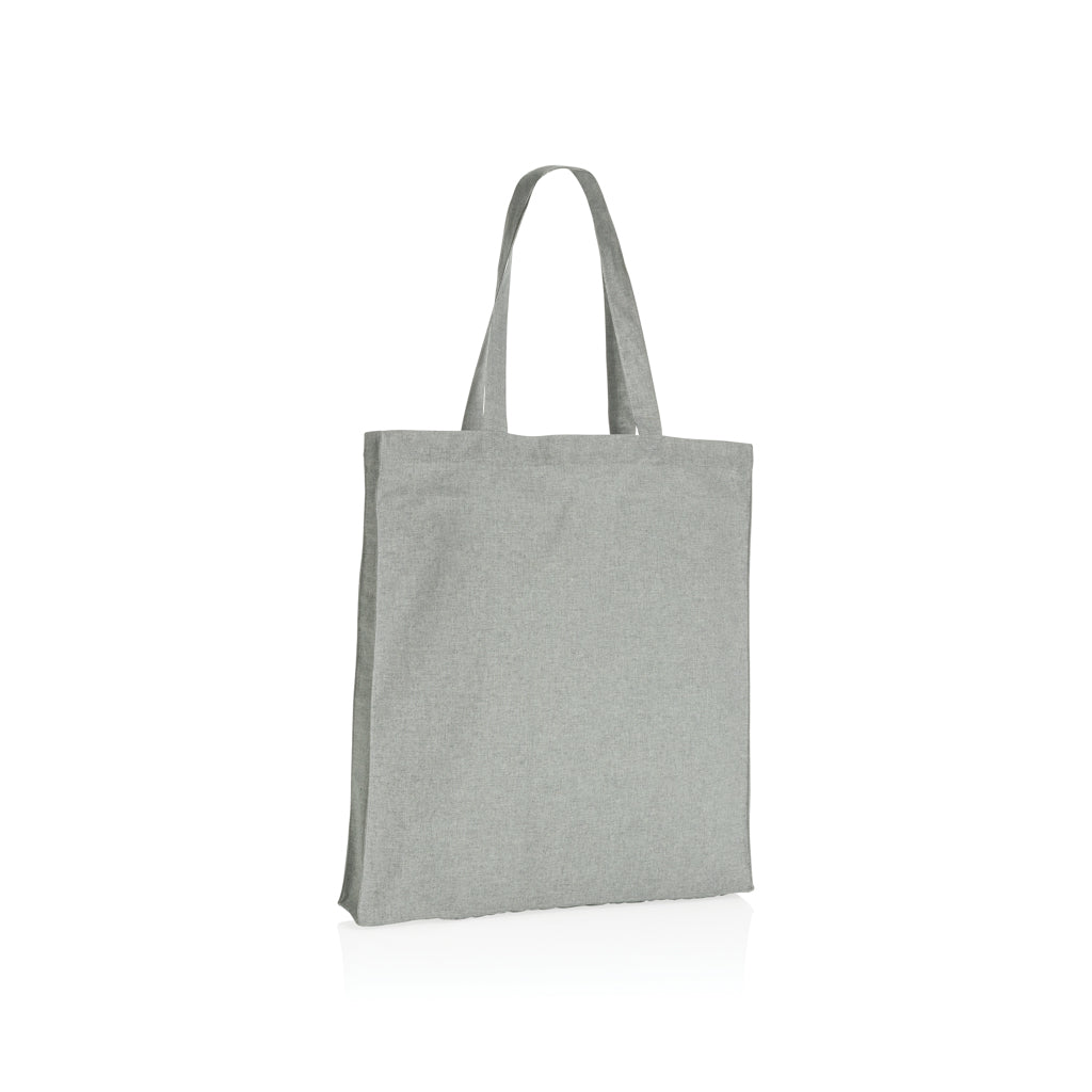 Impact AWARE™ Recycled cotton tote w/bottom 145g - Grey