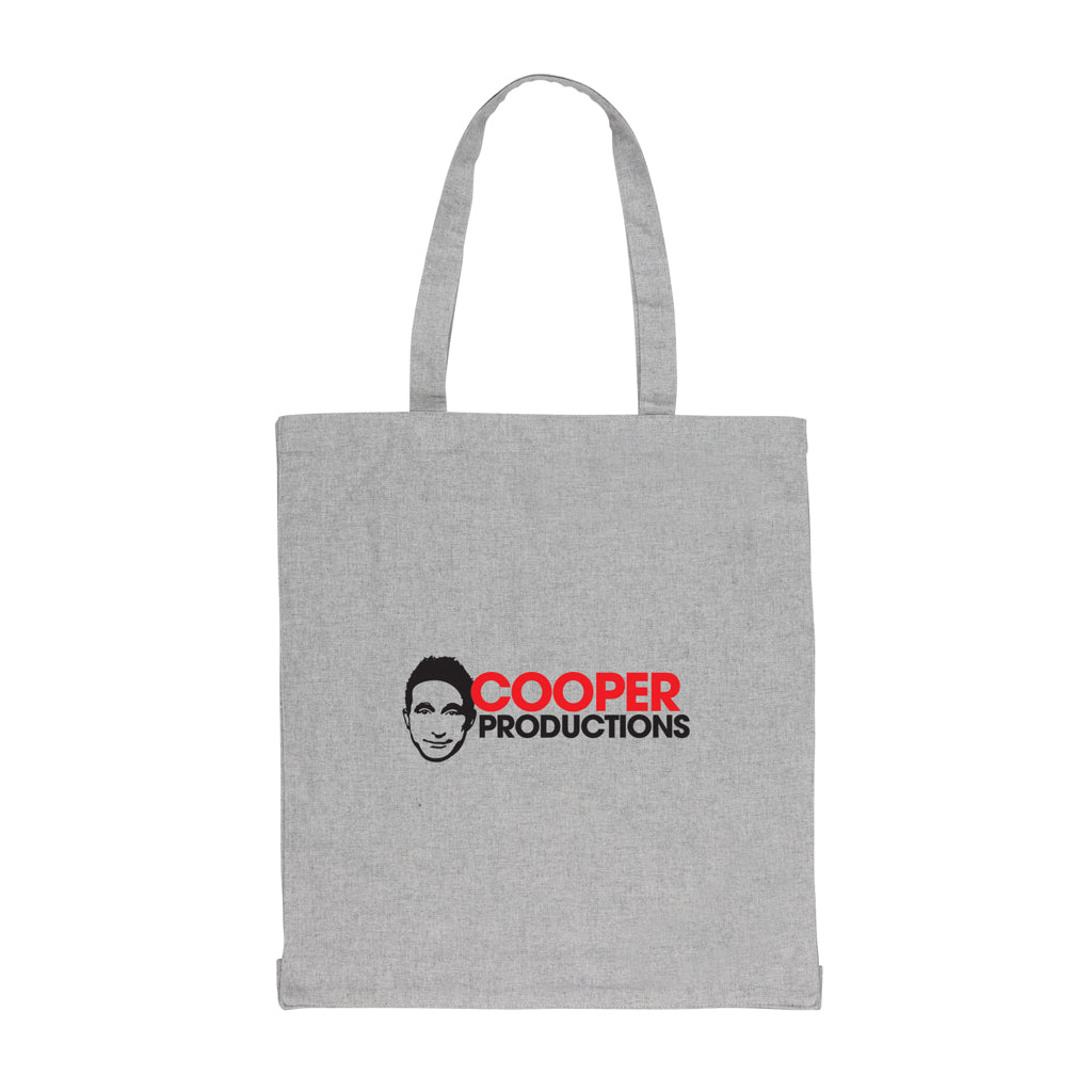 Impact AWARE™ Recycled cotton tote w/bottom 145g - Grey