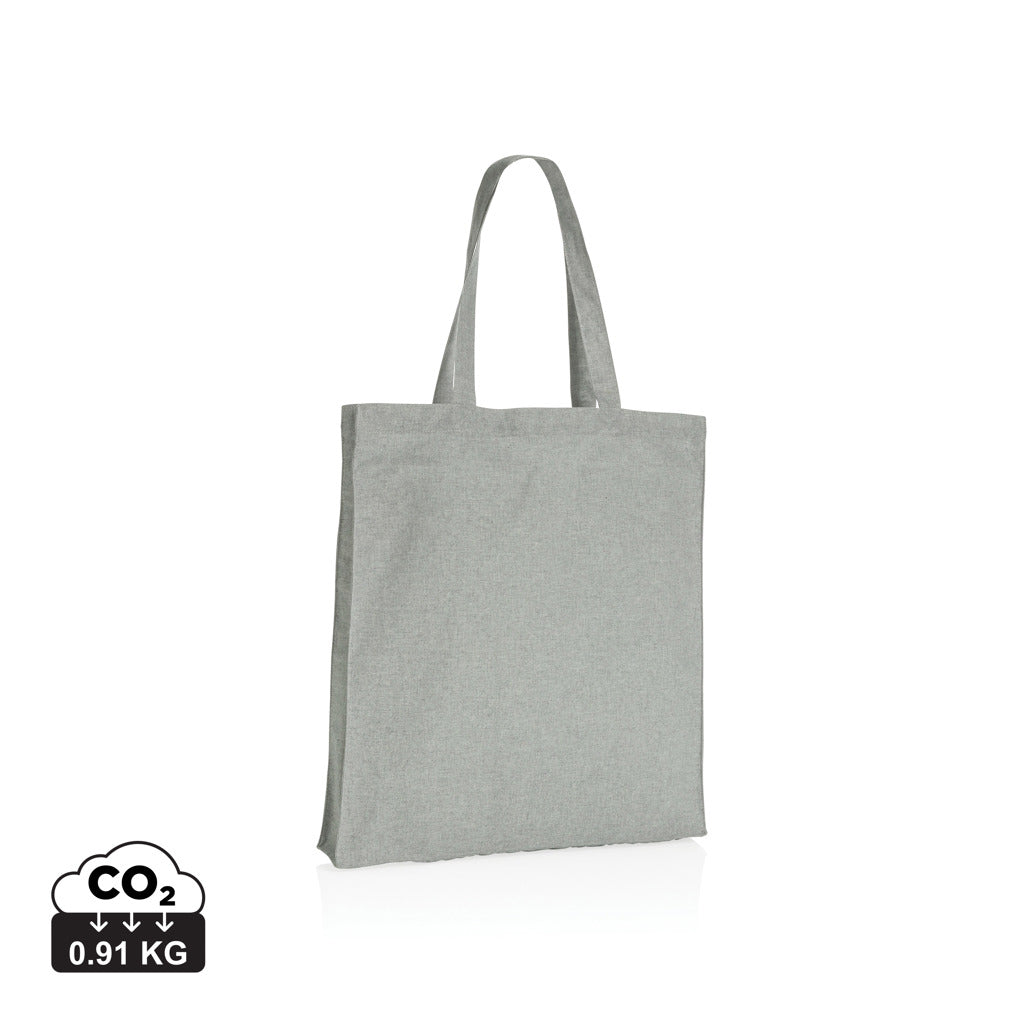 Impact AWARE™ Recycled cotton tote w/bottom 145g - Grey