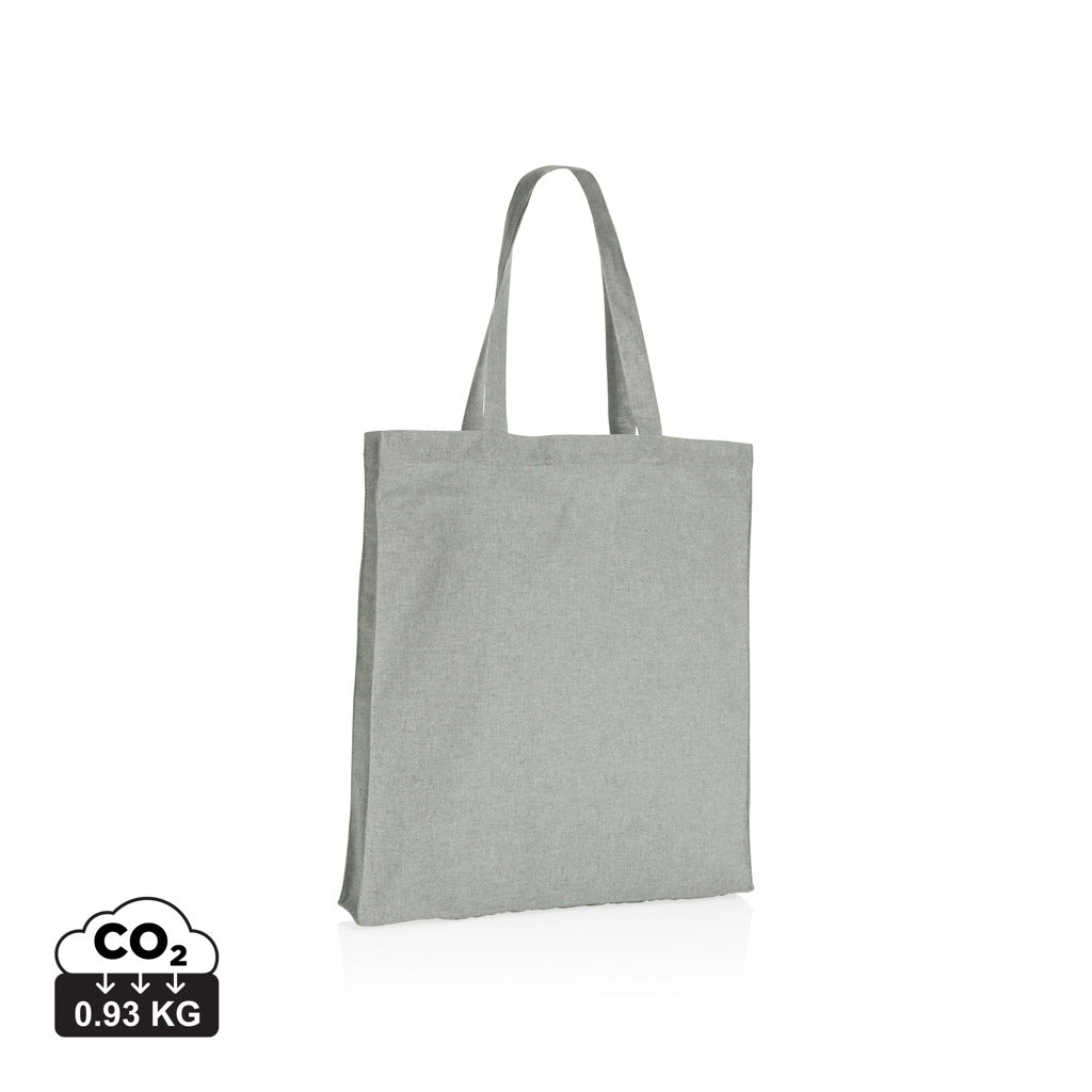 Impact AWARE™ Recycled cotton tote w/bottom 145g - Grey