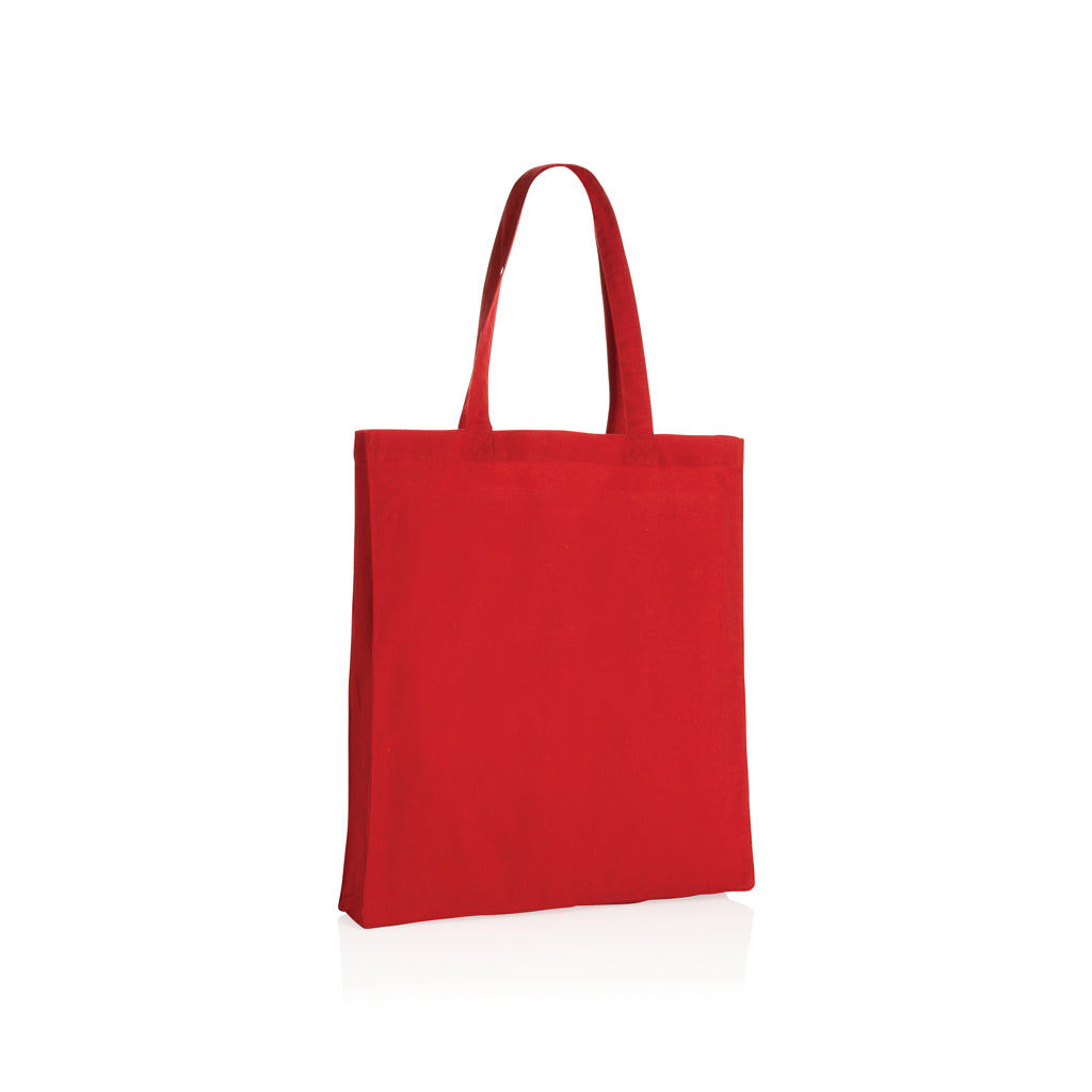 Impact AWARE™ Recycled cotton tote w/bottom 145g - Red