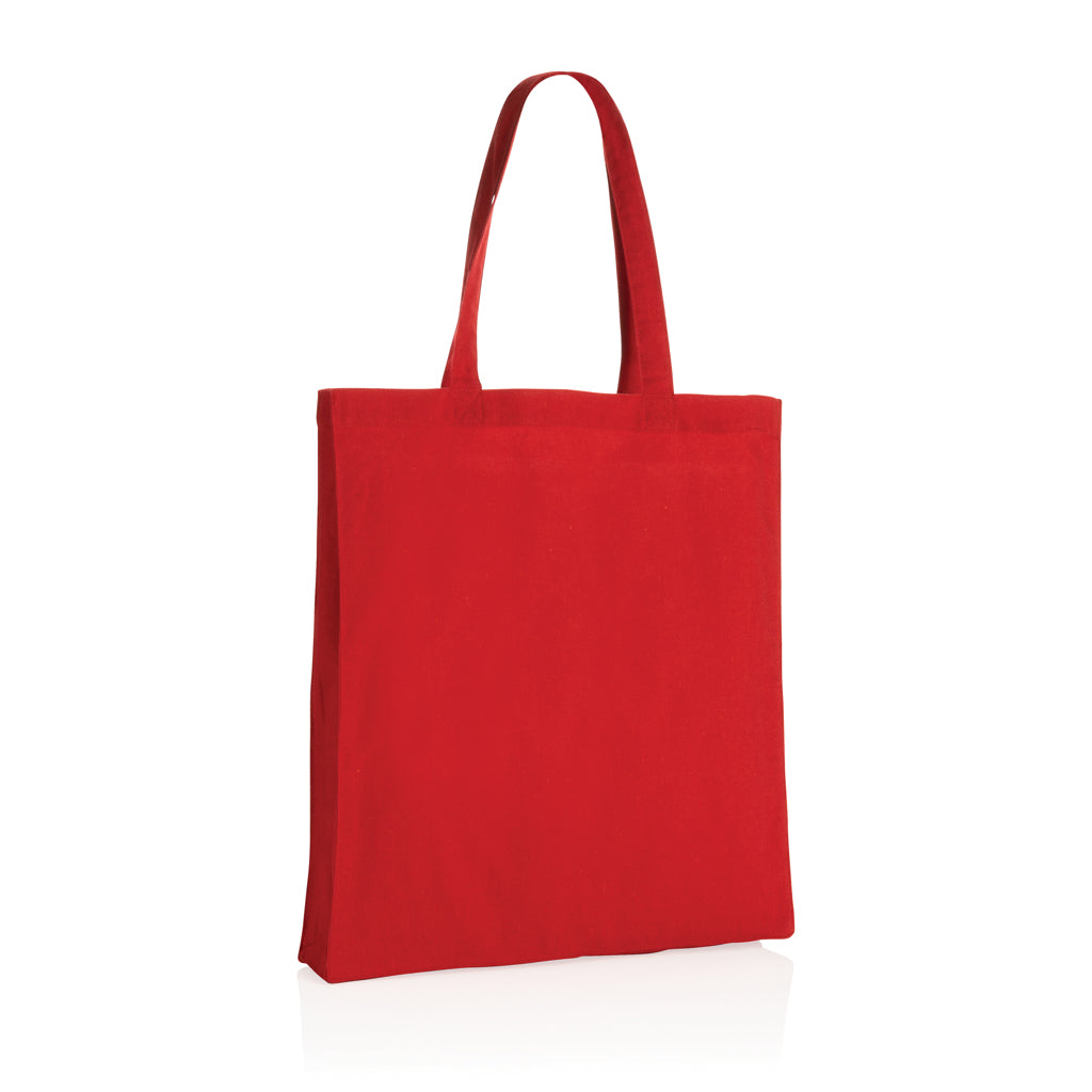 Impact AWARE™ Recycled cotton tote w/bottom 145g - Red