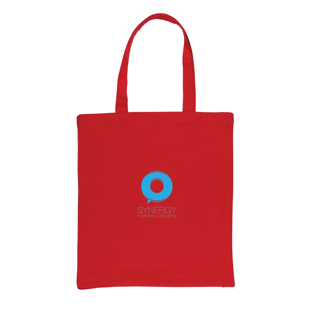 Impact AWARE™ Recycled cotton tote w/bottom 145g - Red