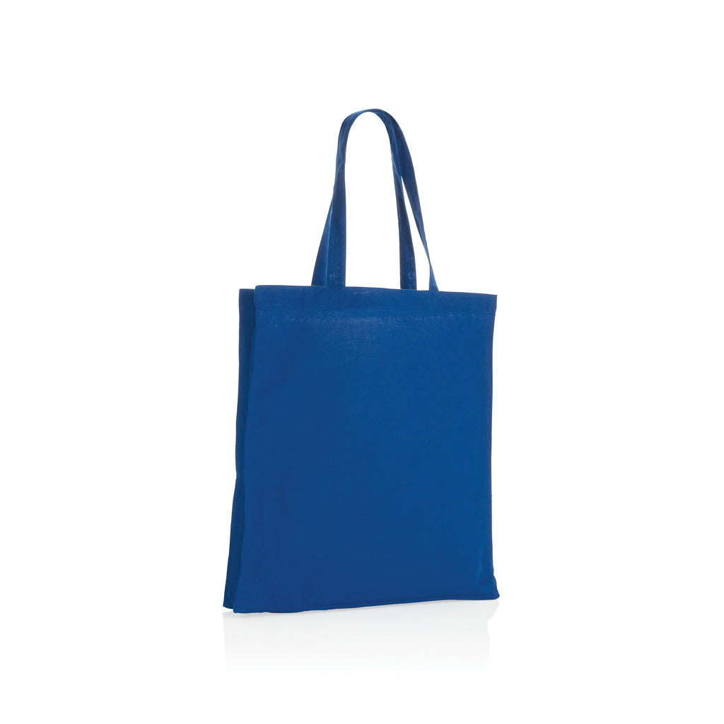 Impact AWARE™ Recycled cotton tote w/bottom 145g - Blue