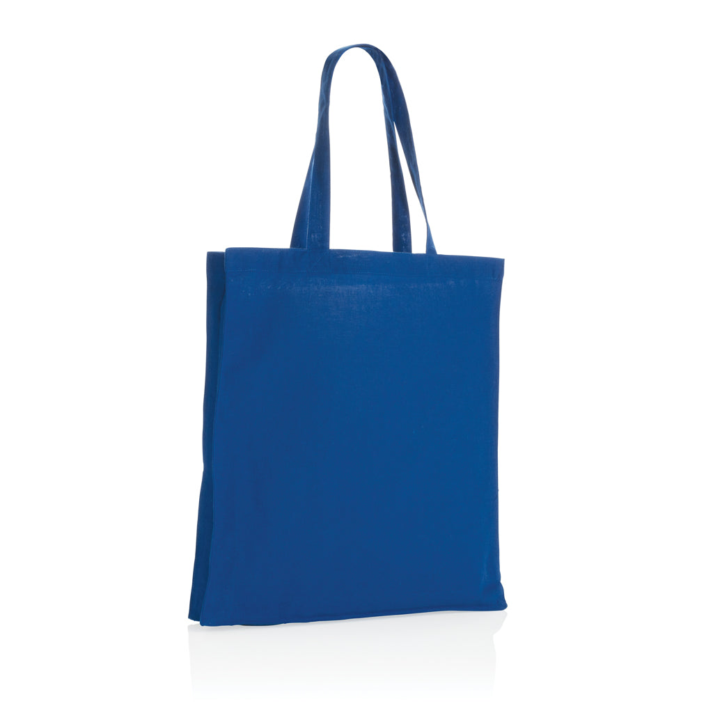 Impact AWARE™ Recycled cotton tote w/bottom 145g - Blue