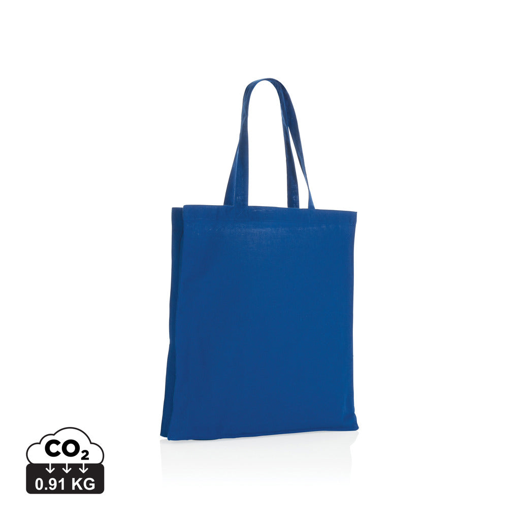 Impact AWARE™ Recycled cotton tote w/bottom 145g - Blue