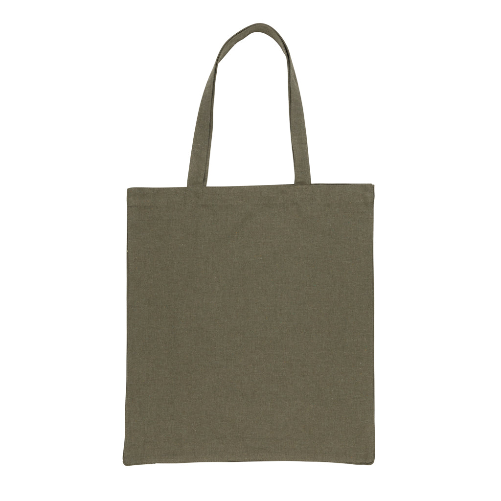 Impact AWARE™ Recycled cotton tote w/bottom 145g - Green