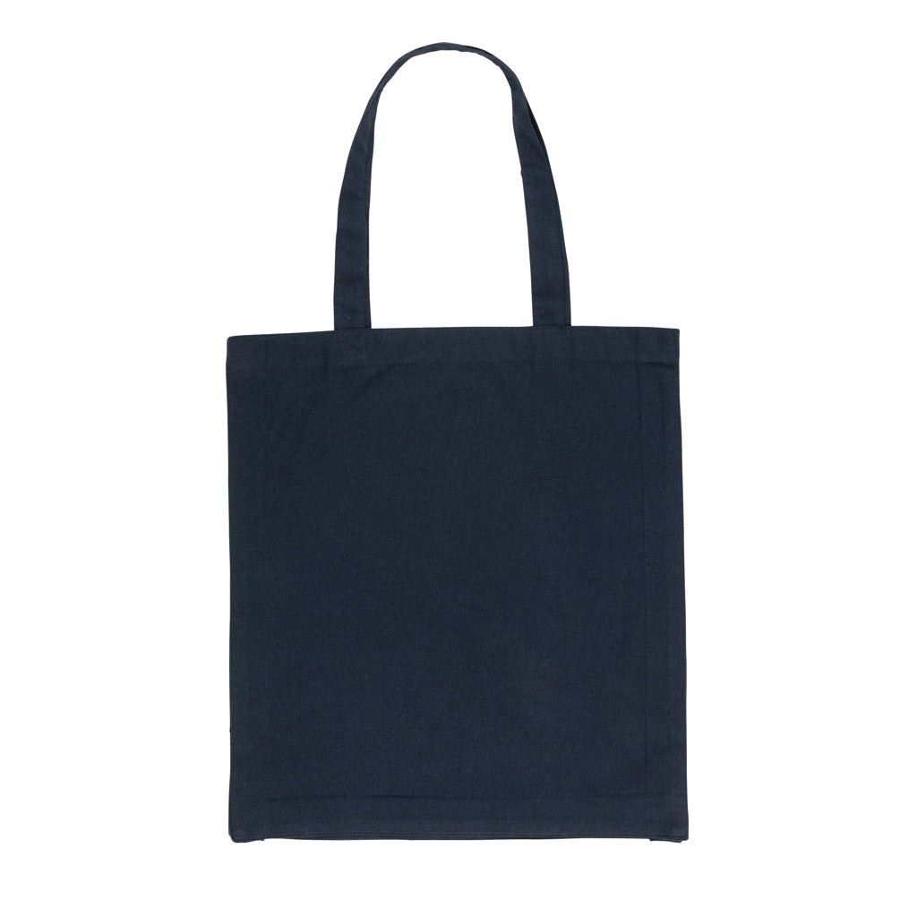 Impact AWARE™ Recycled cotton tote w/bottom 145g - Navy