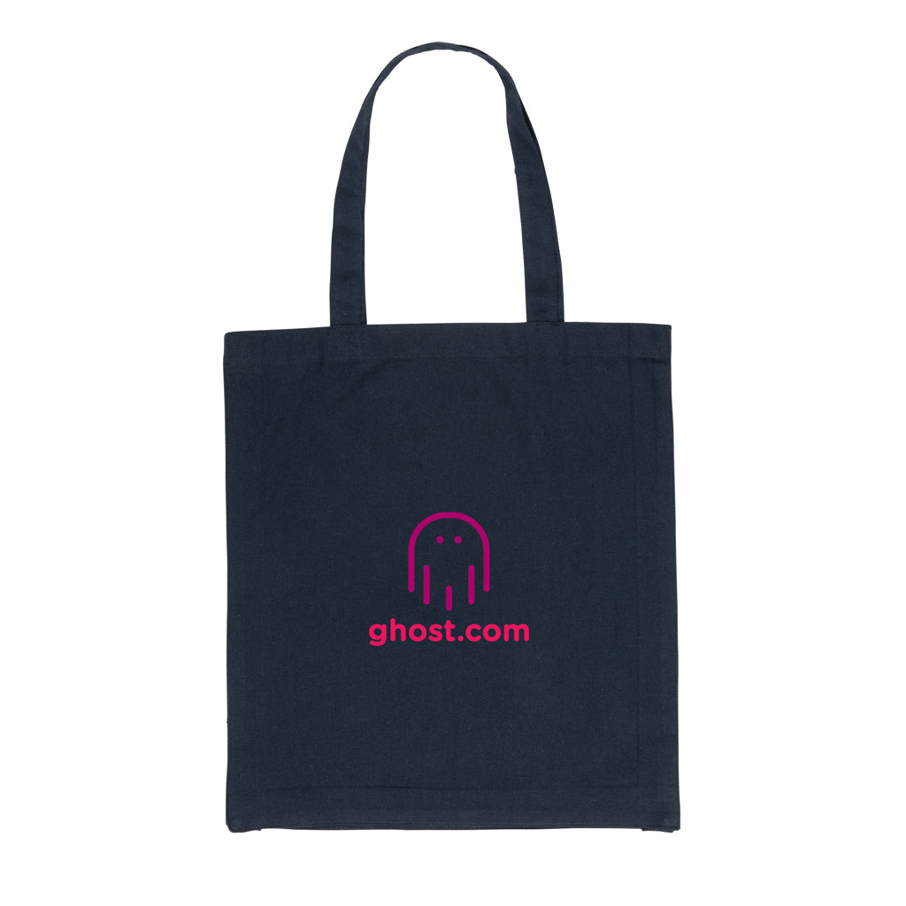 Impact AWARE™ Recycled cotton tote w/bottom 145g - Navy