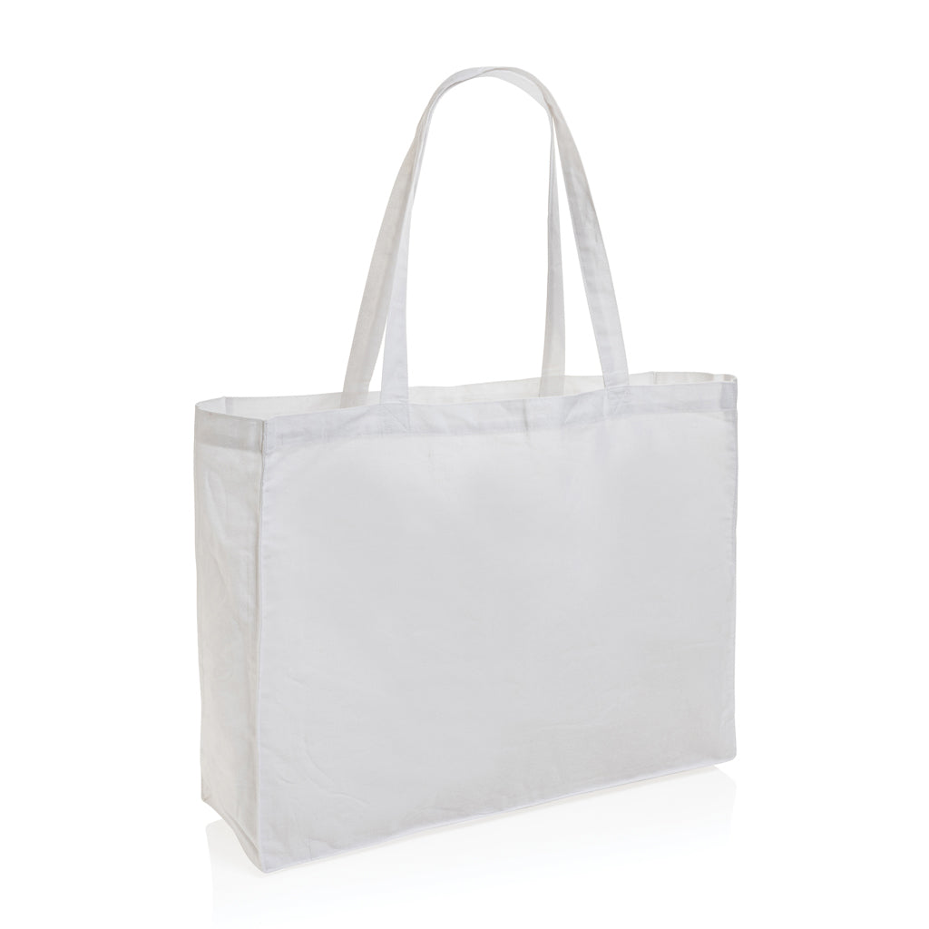 Impact AWARE™ Recycled cotton shopper 145g - White