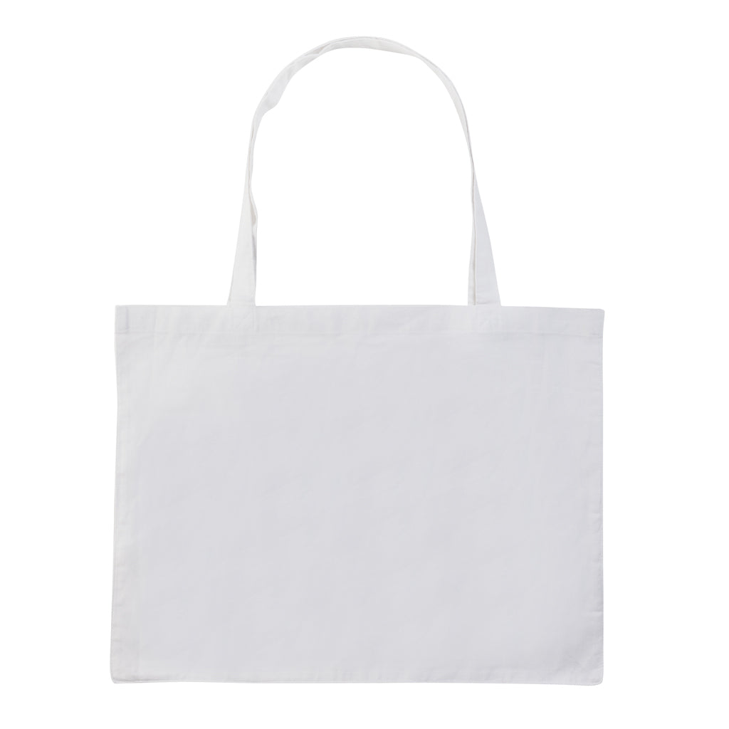 Impact AWARE™ Recycled cotton shopper 145g - White
