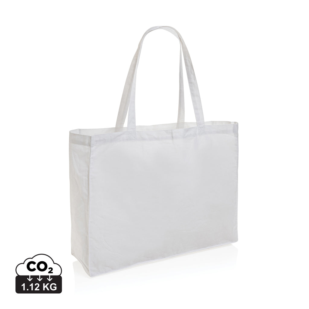 Impact AWARE™ Recycled cotton shopper 145g - White