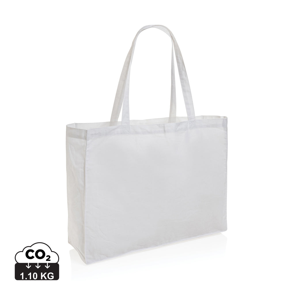 Impact AWARE™ Recycled cotton shopper 145g - White