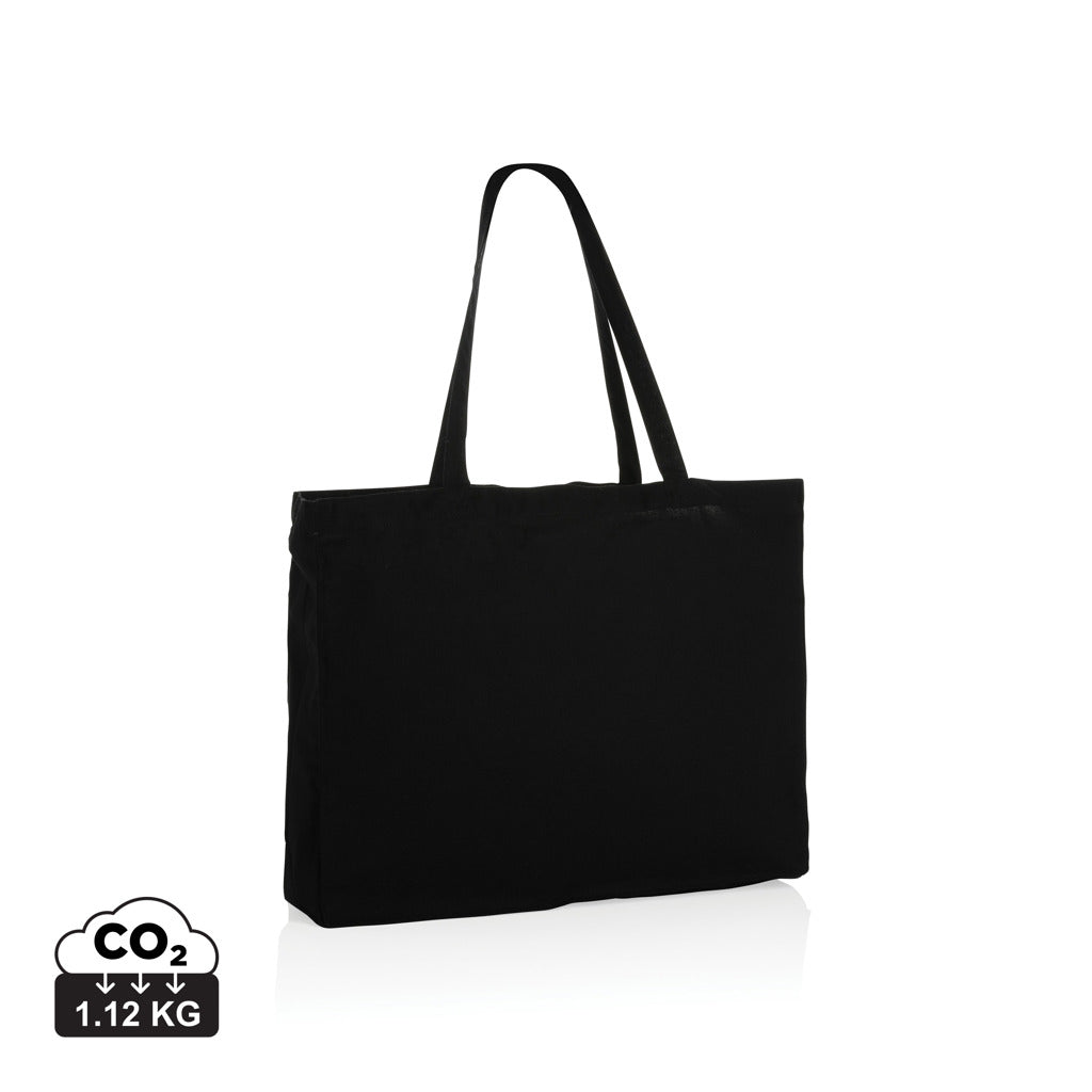 Impact AWARE™ Recycled cotton shopper 145g - Black