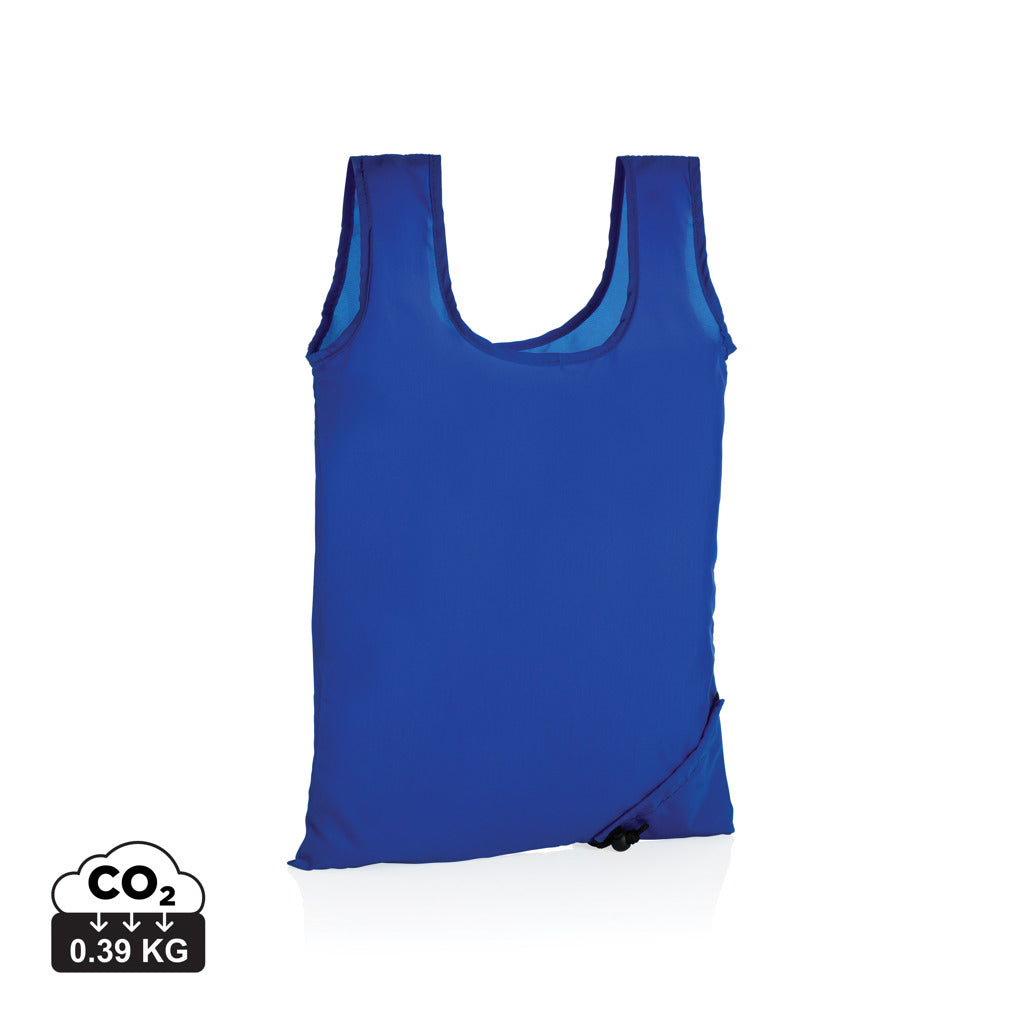 Impact AWARE™ RPET 190T foldable shopper - Blue