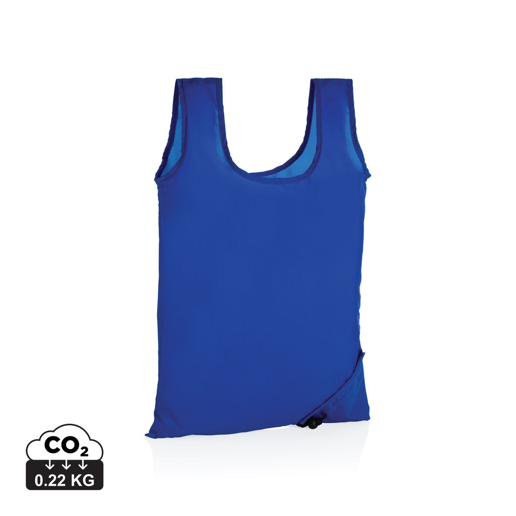 Impact AWARE™ RPET 190T foldable shopper - Blue