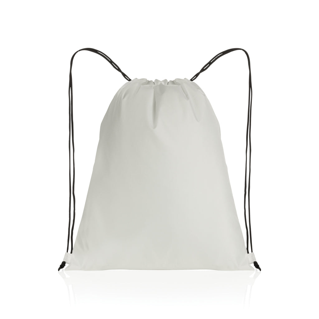Impact AWARE™ RPET 190T drawstring bag - White