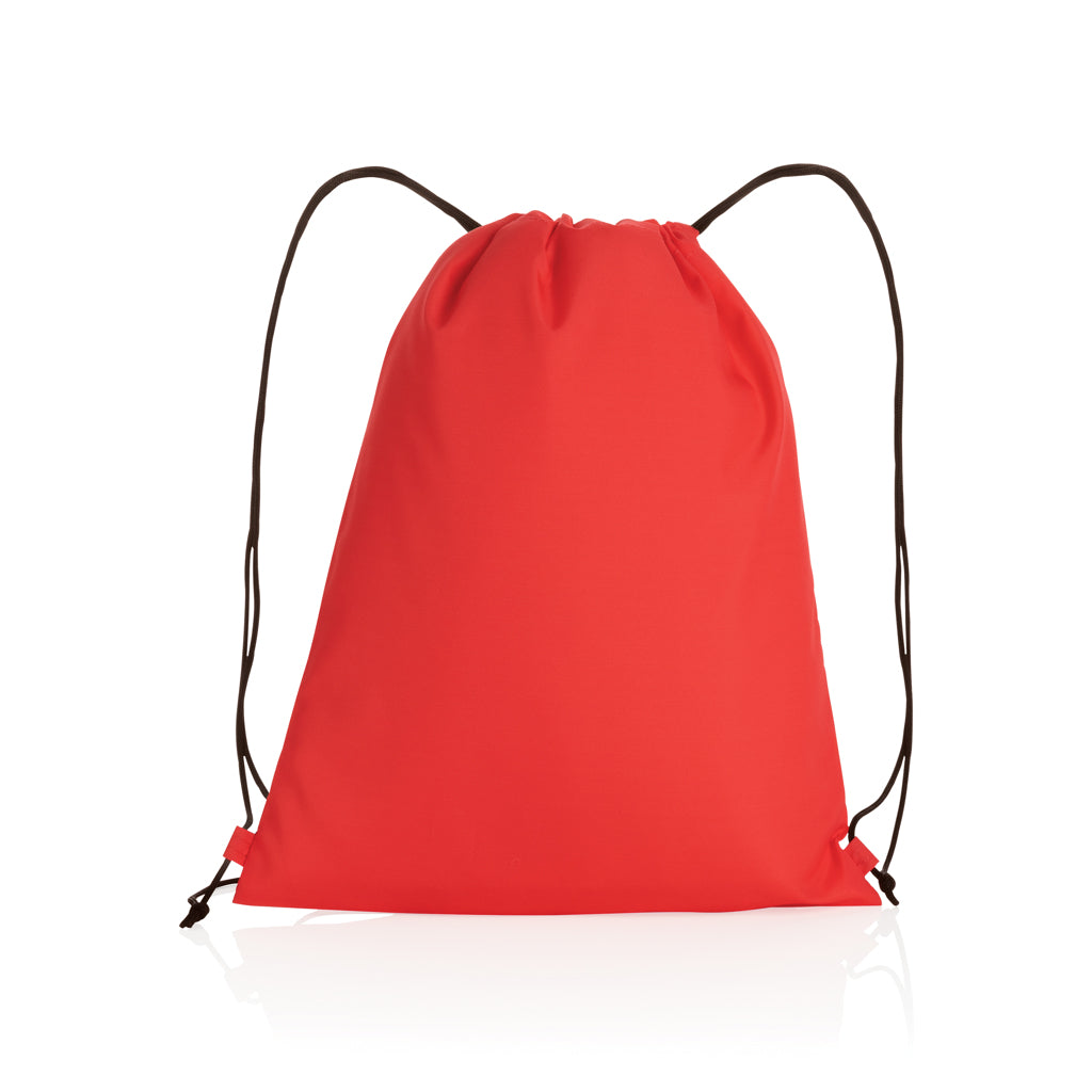 Impact AWARE™ RPET 190T drawstring bag - Red