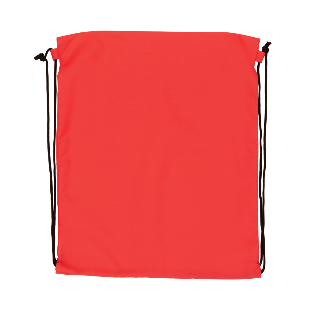 Impact AWARE™ RPET 190T drawstring bag - Red