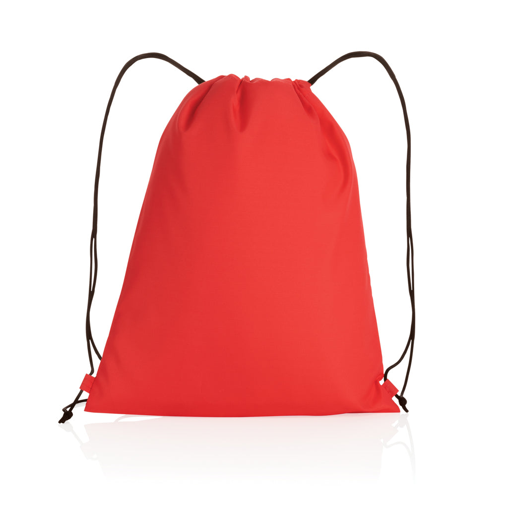 Impact AWARE™ RPET 190T drawstring bag - Red