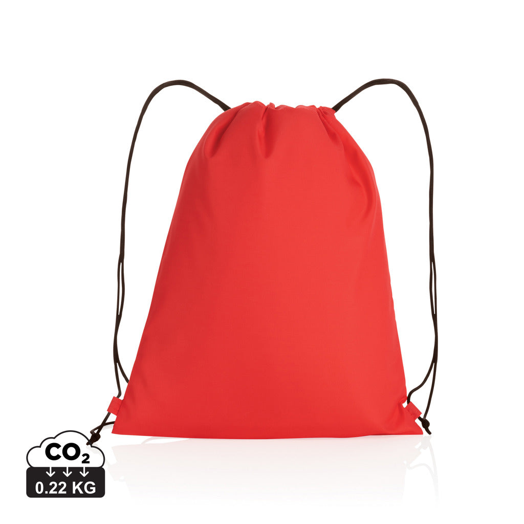 Impact AWARE™ RPET 190T drawstring bag - Red