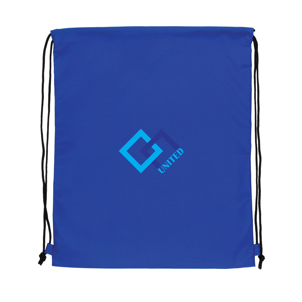 Impact AWARE™ RPET 190T drawstring bag - Blue