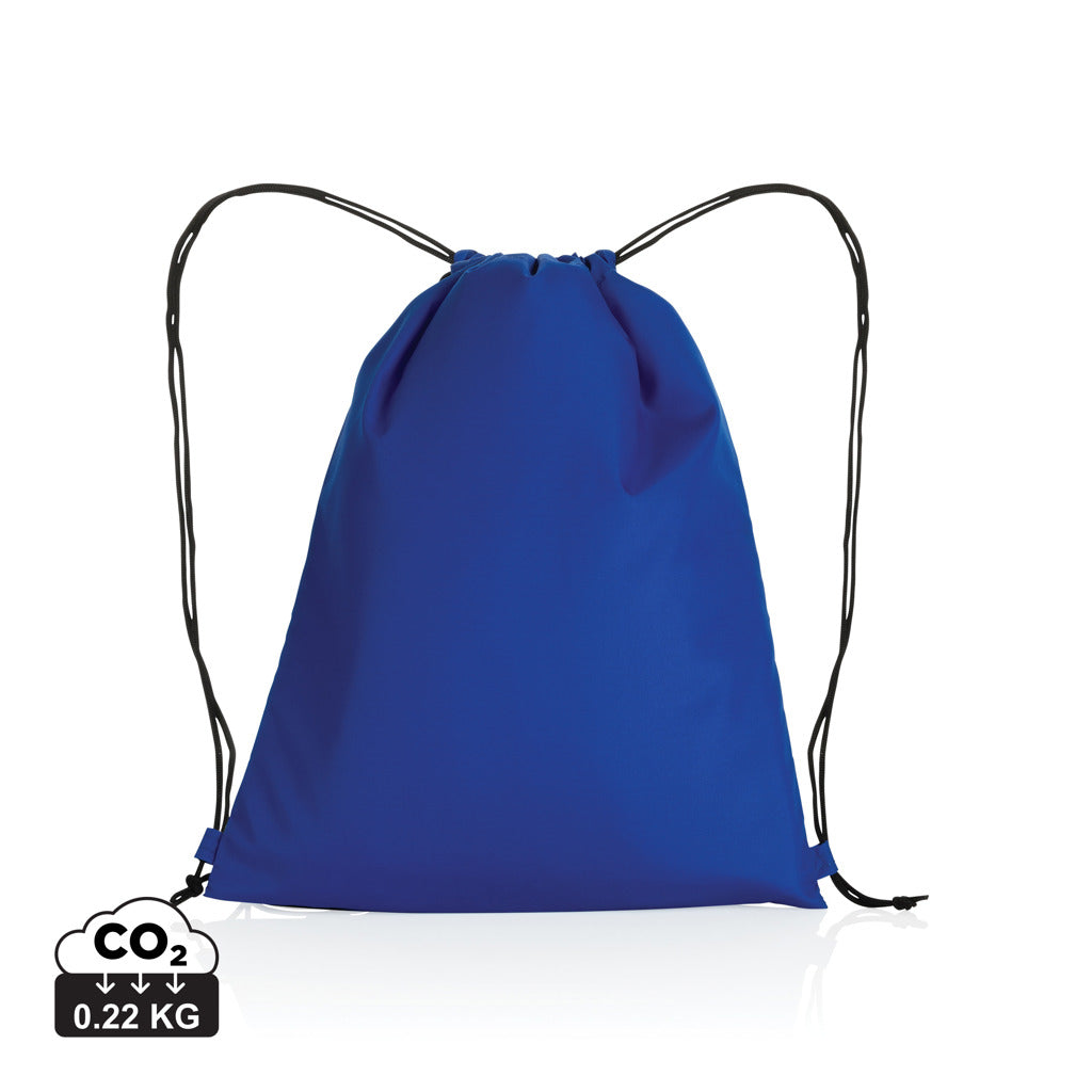 Impact AWARE™ RPET 190T drawstring bag - Blue