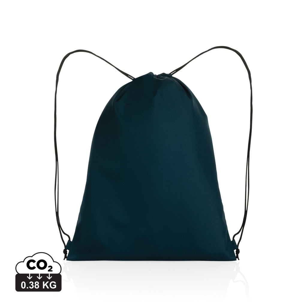 Impact AWARE™ RPET 190T drawstring bag - Navy