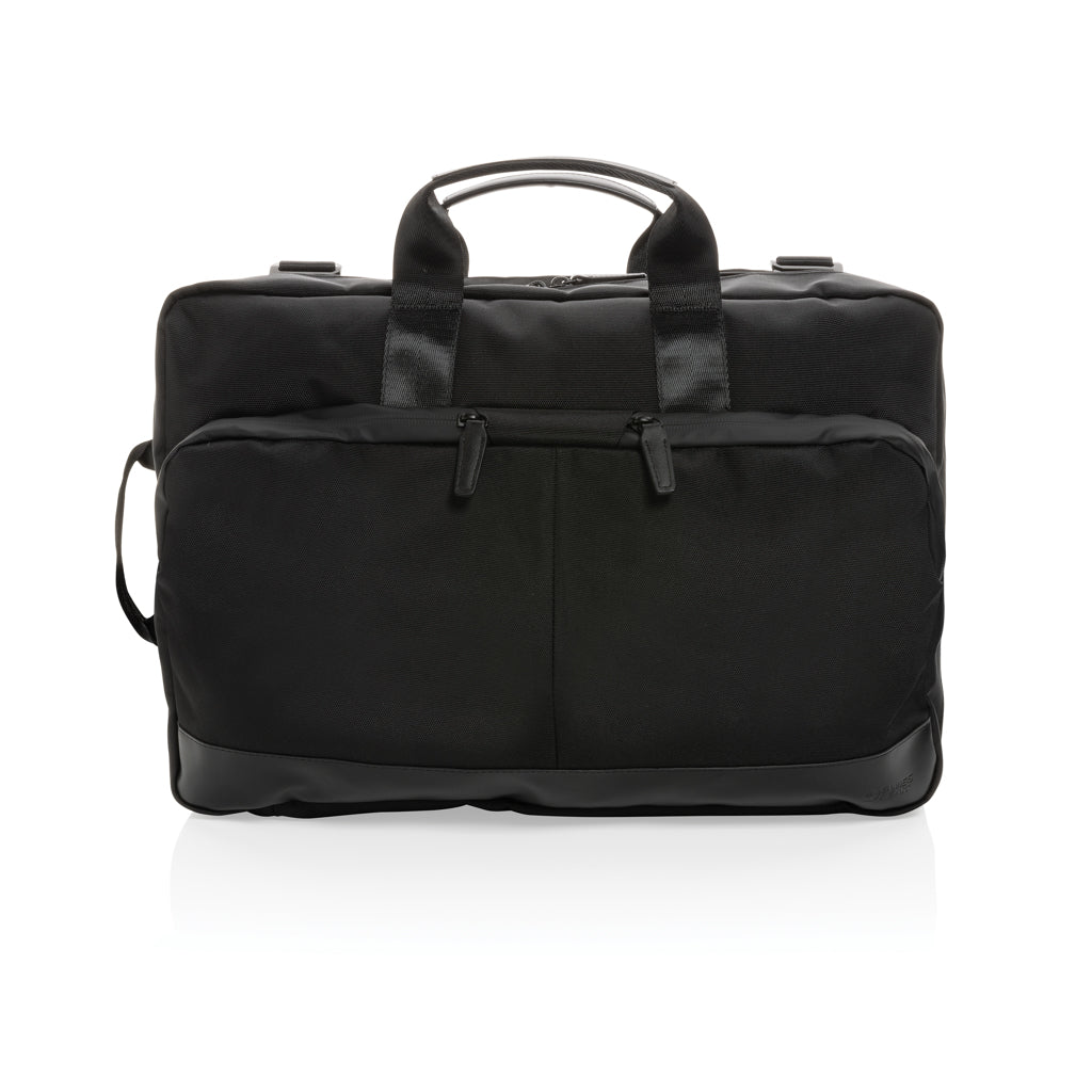 Swiss Peak Aware™ executive 2-in-1 laptop backpack - Black