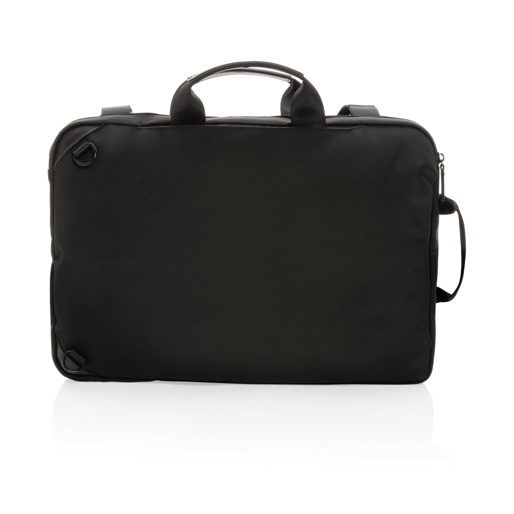 Swiss Peak Aware™ executive 2-in-1 laptop backpack - Black
