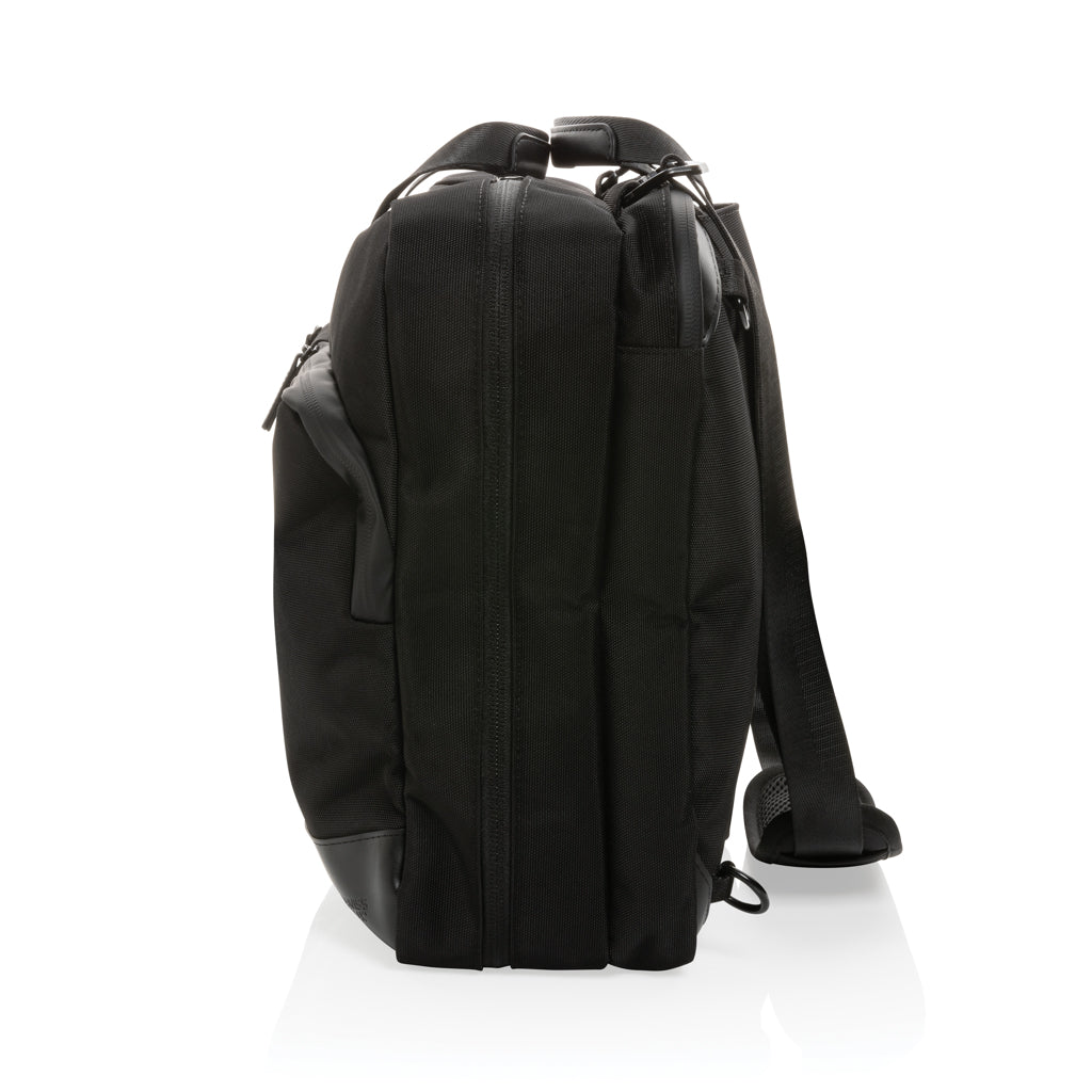 Swiss Peak Aware™ executive 2-in-1 laptop backpack - Black