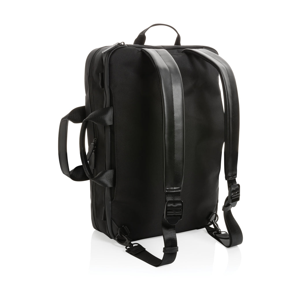 Swiss Peak Aware™ executive 2-in-1 laptop backpack - Black